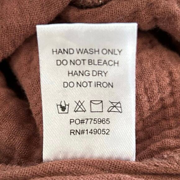 Fashion Nova Floral Romper Brown Boho Vacation Resort Wear Shorts Romper XS - Picture 10 of 10